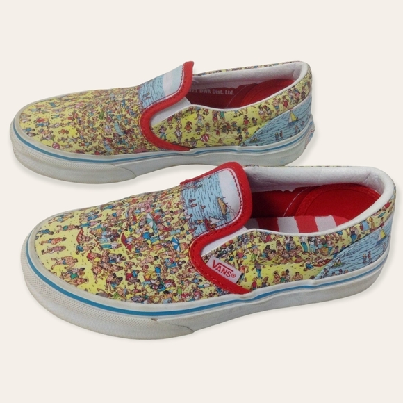Vans Where's Waldo Slip-on Sneakers - Picture 2 of 5